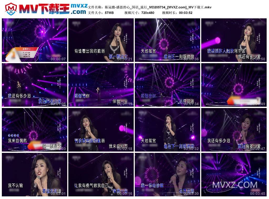 陈冠馥-感恩的心_国语_流行_MD205734